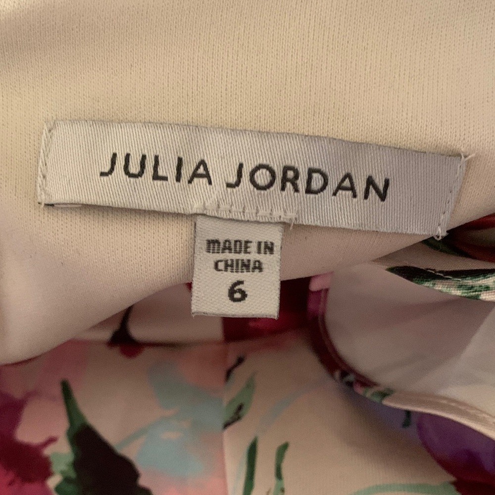 Julia Jordan Floral Fit-and-Flare Midi Dress - Picture 6 of 8